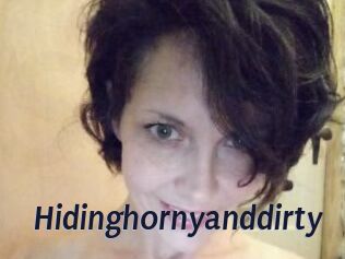Hidinghornyanddirty